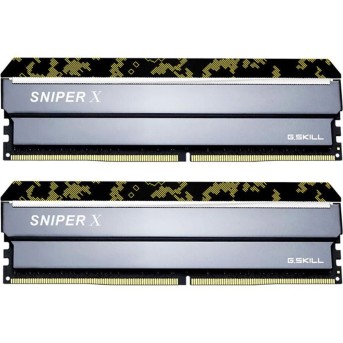 Комплект модулей памяти G.SKILL SniperX F4-2666C19D-16GSXK DDR4 16GB (Kit 2x8GB) 2666MHz - Metoo (2)