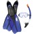 Набор для плавания Bestway 25021 в упаковке: маска, трубка, ласты - Metoo (2)