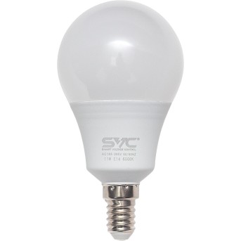 Эл. лампа светодиодная SVC LED G45-11W-E14-6500K, Холодный - Metoo (1)