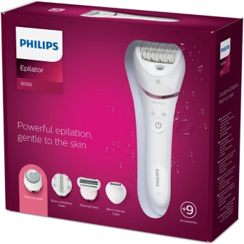 Эпилятор Philips серии 8000 BRE740/<wbr>10 для влажного и сухого бритья - Metoo (3)