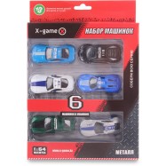 Набор машинок X-Game XGCM6C (6 машинок в уп.)