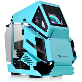Компьютерный корпус Thermaltake AH T200 Turquoise без Б/<wbr>П - Metoo (1)
