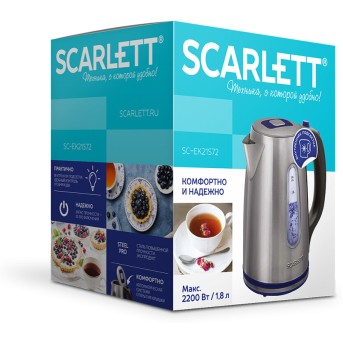 Чайник электрический Scarlett SC-EK21S72 - Metoo (3)