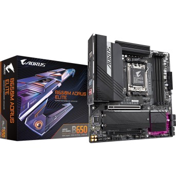 Материнская плата Gigabyte B650M AORUS ELITE в Metoo.kz - Metoo (1)