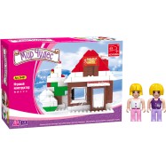 Игровой конструктор Keyixing 24401 МИР ЧУДЕС (134 детали в наборе)