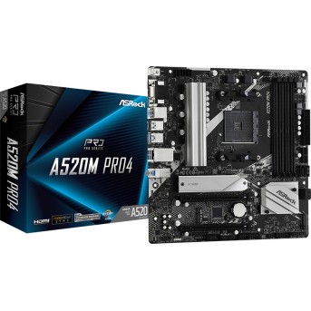 Материнская плата ASRock A520M PRO4 - Metoo (1)
