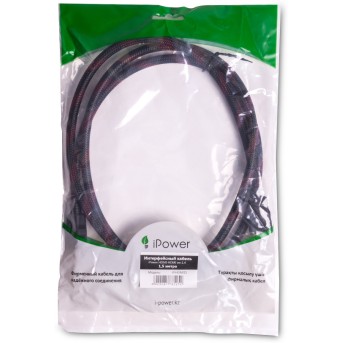 Кабель интерфейсный iPower HDMI-HDMI ver.1.4 1.5м - Metoo (3)