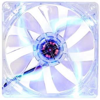 Кулер для кейса Thermaltake Pure 12 LED DC Fan Blue - Metoo (1)