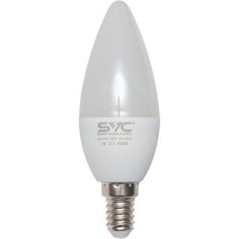 Эл. лампа светодиодная SVC LED C35-7W-E14-6500K, Холодный - Metoo (1)