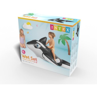 Надувная игрушка Intex 58561NP в форме касатки для плавания - Metoo (3)