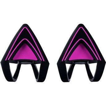 Накладные кошачьи ушки на гарнитуру Razer Kitty Ears for Kraken - Neon Purple - Metoo (1)