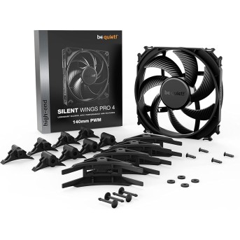 Вентилятор для компьютерного корпуса Bequiet! Silent Wings PRO 4 140mm PWM - Metoo (3)