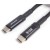 Интерфейсный кабель Awei Type-C to Type-C CL-117T 100W 5A 1m Чёрный - Metoo (3)