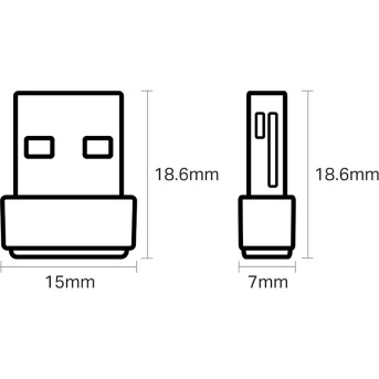 USB-адаптер TP-Link Archer T2U Nano - Metoo (2)