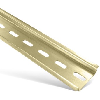 ДИН рейка металлическая перфорированная Deluxe DR101 в Metoo.kz - Metoo (1)