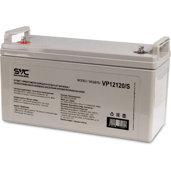 Аккумуляторная батарея SVC VP12120/<wbr>S 12В 120 Ач (407*174*233) - Metoo (1)