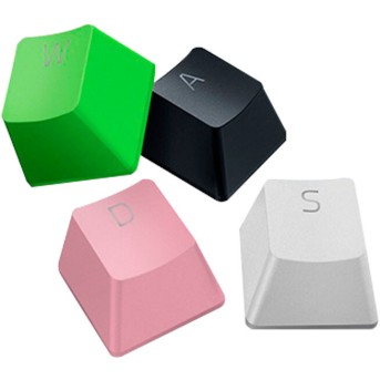 Набор сменных клавиш для клавиатуры Razer PBT Keycap Upgrade Set - Quartz Pink - Metoo (1)
