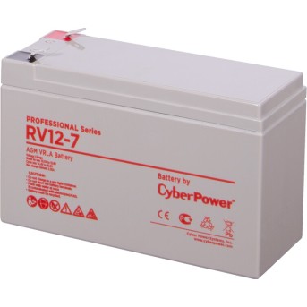 Аккумуляторная батарея CyberPower RV12-7 12В 7.6 Ач - Metoo (1)
