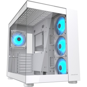 Компьютерный корпус Cougar FV150 RGB White без Б/П в Metoo.kz - Metoo (1)