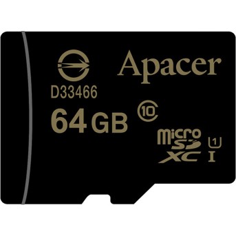 Карта памяти Apacer AP64GMCSX10U1-R 64GB - Metoo (1)