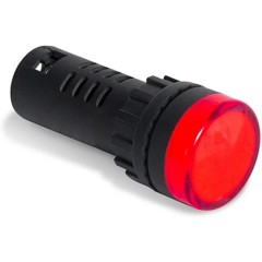 Лампа светодиодная универсальная Deluxe AD16-22D 220V AC/<wbr>DC (красная)