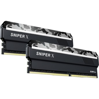 Комплект модулей памяти G.SKILL SniperX F4-3200C16D-32GSXWB DDR4 32GB (Kit 2x16GB) 3200MHz - Metoo (2)