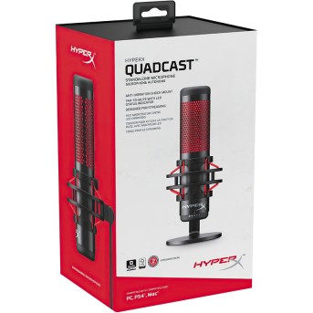 Микрофон HyperX QuadCast Standalon Microphone 4P5P6AA - Metoo (3)