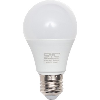 Эл. лампа светодиодная SVC LED A60-10W-E27-3000K, Тёплый - Metoo (1)