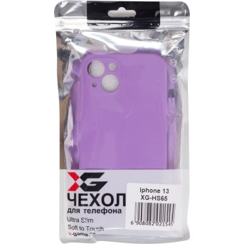 Чехол для телефона X-Game XG-HS65 для Iphone 13 Силиконовый Фиолетовый - Metoo (3)