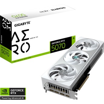 Видеокарта Gigabyte (GV-N5070AERO OC-12GD) RTX5070 AERO OC 12G - Metoo (3)