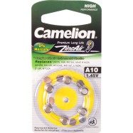 Батарейка CAMELION Zinc Air A10-BP6(0%Hg)