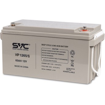 Аккумуляторная батарея SVC VP1265/<wbr>S 12В 65 Ач (350*165*178) - Metoo (1)