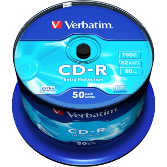 Диск CD-R Verbatim (43351) 700MB 50штук Незаписанный - Metoo (2)