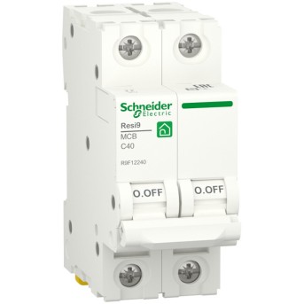 Автоматический выключатель Schneider Electric R9F12240 (АВ) 2P С 40А 6 kA - Metoo (1)