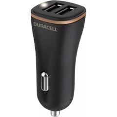 Автомобильное зарядное устройство Duracell DR6010A 30W QC 3.0 2хUSB-A Черный