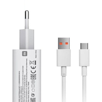 Комплект зарядное устройство и интерфейсный кабель Xiaomi 33W Charging Combo (Type-A) EU - Metoo (3)