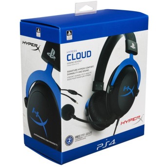 Гарнитура HyperX Cloud Gaming Headset - Blue for PS4 4P5H9AM#ABB - Metoo (3)