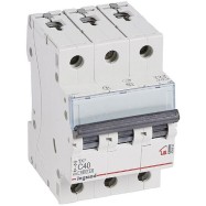 Автоматический выключатель Legrand 404060 3П C 40A TX3 6000 6kA