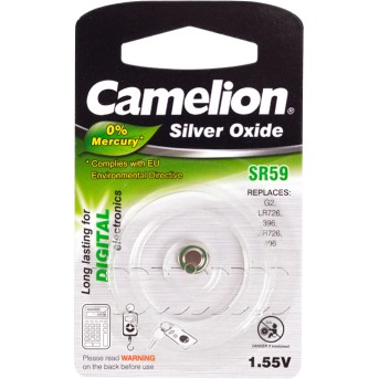 Батарейка CAMELION Silver Oxide SR59-BP1(0%Hg) - Metoo (1)