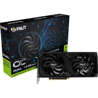 Видеокарта PALIT RTX4070 DUAL OC D6 12GB (NE64070S19K9-1048D) - Metoo (3)
