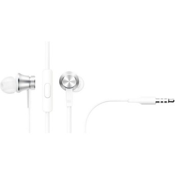 Наушники Xiaomi Mi Earphones Basic Серебристый - Metoo (3)