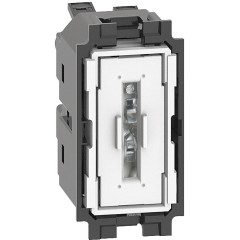Выключатель Bticino K4001A Living Now 10А авт.клеммы 1 модуль