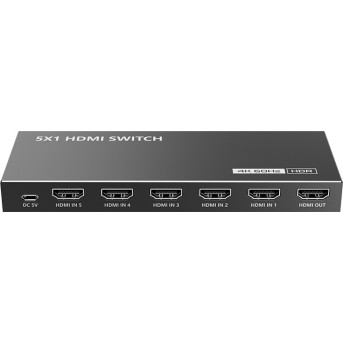 Переключатель HDMI Lenkeng LKV501HDR-V3.0 (4Kx2K@60Hz, 5x1) - Metoo (3)