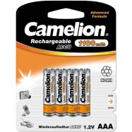 Аккумулятор CAMELION Lockbox Rechargeable Ni-MH NH-AAA1100BP4