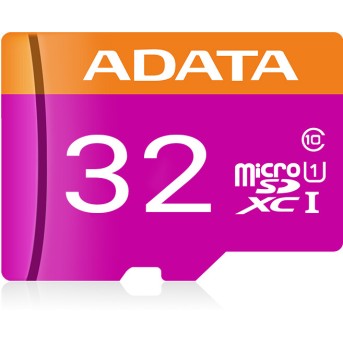 Карта памяти ADATA AUSDH32GUICL10A1-RA1 UHS-I CLASS10 A1 32GB - Metoo (2)