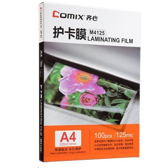 Плёнка для ламинирования COMIX M4125 А4, 125мкм, 100шт. - Metoo (1)