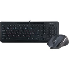 Комплект Клавиатура + Мышь Delux DLD-6220OUB