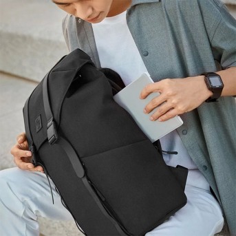 Рюкзак Xiaomi 90Go Сolorful Fashion Casual Backpack, Черный - Metoo (3)