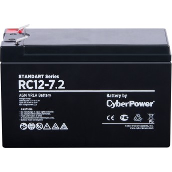 Аккумуляторная батарея CyberPower RC12-7,2 12В 7,2 Ач - Metoo (2)