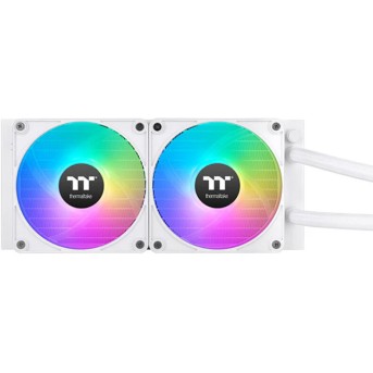 Кулер с водяным охлаждением Thermaltake TH240 V2 Ultra EX ARGB Sync Snow - Metoo (2)